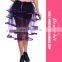 Women 5 Layer Half Burlesque Costume Party Petticoat Tail Tutu Skirt