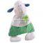 Cartoon sheep plush toy pink and white custom logo Plush Animal Cartoon Stuffed animal Sheep Toys