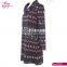 2017 Fall spandex turkish style plus size one piece digital printing ropa mujer tunic for woman