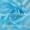 wholesale stripe synthetic silk organza garment fabric