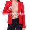 Beautiful Red Classic Fit Blazer for women