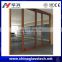 water resistance sound insulation aluminum frame single/double/triple glass one way glass door