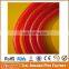 High quality red color fibre reinforced PVC oil hose FDA food grade web water hose tube 7*11mm PVC hose sample available Europe