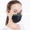 Custom made Logo Reusable Anti Dust Black Non Woven Mouth and Nose Filter mining dust Mask