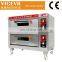 Stainless steel smart control  baking oven double deck  bakery gas bread oven