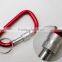 D-Ring Aluminum Carabiner Clip Hook Climbing Screw Locking Keychain Keyring