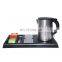 Honeyson 1L  stainless steel electric kettle tray set for hotel
