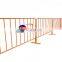 Portable safety walkway temporary steel metal traffic crowd control zinc galvanized barrier fence for road low price