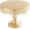 Gold Antique Metal Cake Stand Round Cupcake Stands Wedding Birthday Party Dessert Cupcake Pedestal Display