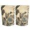 Custom digital print free samples Standing up pouches Brown Kraft paper bag with window