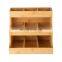 3- tier Elegant and Practical Bamboo Tea Bag Organizer Holder Wooden Tea Box Storage for Tea coffee