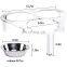 Custom Acrylic Raised Elevated Adjustable Cat Bowls Stand for 3 Pets