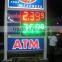 EPCU High Waterproof/Ultra brightness gas price sign display 7 Segment LED oil Price broad