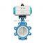 COVNA 4 inch Cast Iron Semi ANSI Air Control Lug Butterfly Valve Water SS Disc Pneumatic Control Butterfly Valve