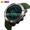 SKMEI 1293 Men Digital Sport Wrist Watches Compass Function Black And Army Green Two Colors Watch