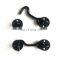 Privacy Hook and Eye Latch Easy Lock for Black barn door latches and window cabin hook