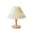 New Design Modern Handmade LED Pleated Lamp For Bedroom Pleated Table Light