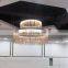 New Metal Tassel Chandelier Dining Room Home Modern Led Ceiling Hanging Light Decor Round Pendant Lamp