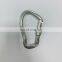 Customizable 25KN CE Aluminum Screw Gate Snap Hook Locking Climbing Carabiner SGM7109B