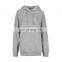 Gray custom hoodie jumper pullover your own logo hoodie long line hoodie for men