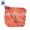 Silver Antique Fitting Modern Design Luxury Pattern Swiss Cotton Lining Material Genuine Leather Women Sling Bag
