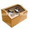 Wooden display watch winder box