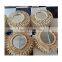 Handmade Rattan Mirror Wicker Wall Decor-Rattan Mirror Sun Shape