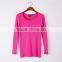 Fashion designhand knit sweater round collar sweater for girls