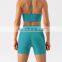 2023 Sexy Workout Thin Strap Bra V Cut Cross Waist Shorts Leggings Crop Top 5 Piece Gym Fitness Wear Yoga Suit Set For Women