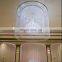 Luxury Modern Banquet Round Ceiling Hotel Villa Decorative Chrome Crystal Chandeliers