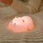 Kids Gift lying down animal hippo Kids Silicone Night light rechargeable silicone children's night lights For Room