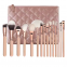 Cheap 15pcs Rose Gold Makeup Brush Set Cruelty Free Cosmetics Tool Soft Bristle Custom Logo Vegan Powder Blush Makeup Brush Set