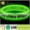 Glowing the dark cheap Customized Cheap Fashion Debossed Silicone Bracelets,welcome OEM/ODM