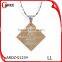 Merry Christmas gold jewelry gift pendant necklace