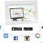 10.1inch WIFI HD TFT-LCD 1024 * 768 Digital Photo Picture Frame Alarm Clock MP3 MP4 Video Player Support for Andorid System