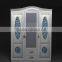 cheap wardrobe 4 doors MDF material pvc coated waterproof on surface