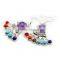 Fashion Earrings, Colorful Zircon Earrings, PES-A009