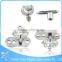 Implant G23 titanium body piercing star crystal microdermal anchor jewelry