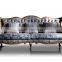 Classic Hand Carved Living Room Furniture Antique Sectional Sofa Set With Gold Foil A15360