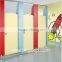 Kindergarten colorful no poxic toilet partition laminating