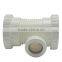 PVC pipe fittings reducer tee