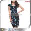 ladies office wear women sexy business suits indian dress design patterns kimono floral print short sleeve career dresses                        
                                                Quality Choice