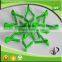 Clear plastic pacifier spring loaded clips grafting clips