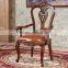 Dining Room European Vintage Genuine Leather Chair