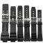 Mens Silicone Rubber Waterproof Diver Watch Strap Band 16mm 18mm 20mm 22mm