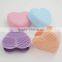 Wholesale Heart Shape Silicone Makeup brushes Cleansing tool, Pink heart shape Silicone cleaner