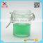 In Stock 50ml glass mason jar with clip lid caps water tight jars glass