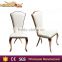 Arab rose gold stainless steel banquet chair wedding dining chair wholesale