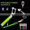 2015 new best selling mini wired selfie sticks with foldable clip