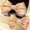 Satin Ribbon & Lace Material Made In China Fancy Hair Clips Girls Hair Bows